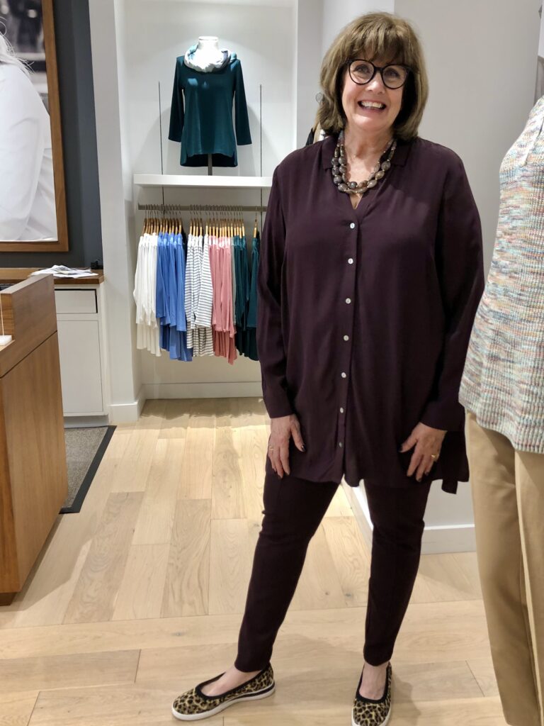 JJill Tunic for fall clothing on over 50 feeling 40